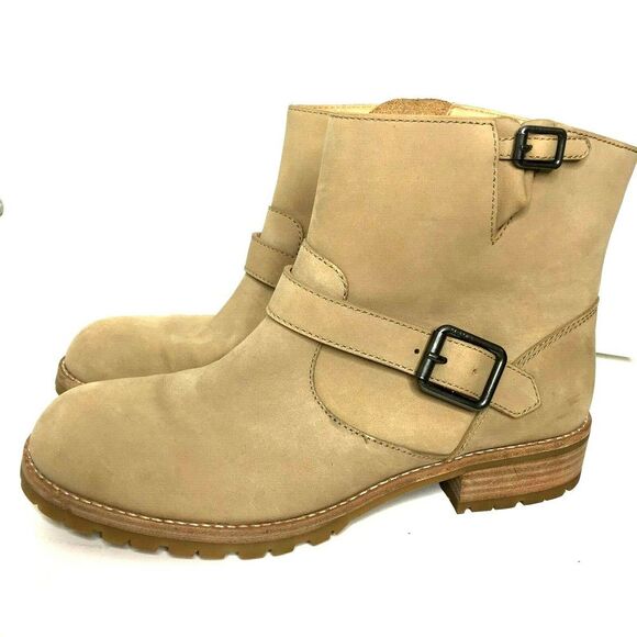 Marc By Marc Jacobs Women's Engineer Boots Brown Leather Size 9.5 - Picture 1 of 8